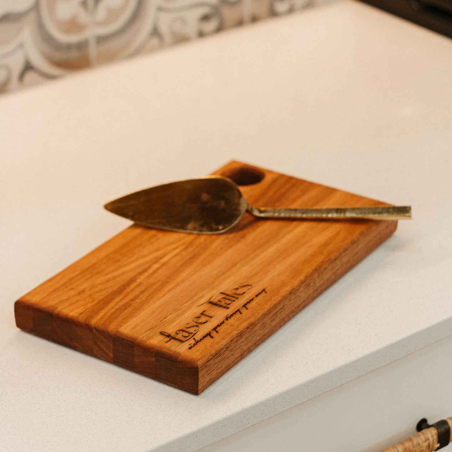 Branded Timber Cutting/Cheese Board - Handmade