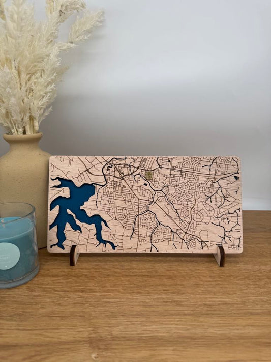 Map + Stand - 3D Location Map