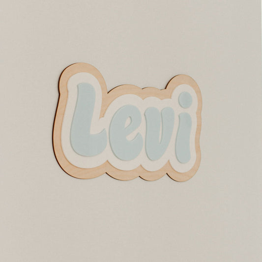 Acrylic Name Sign - Triple Layer