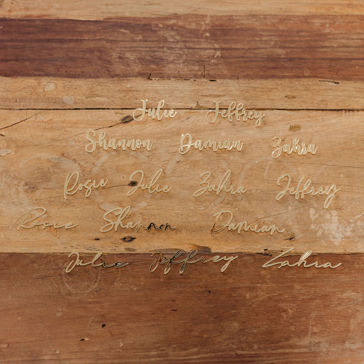 Acrylic Name Place Holders